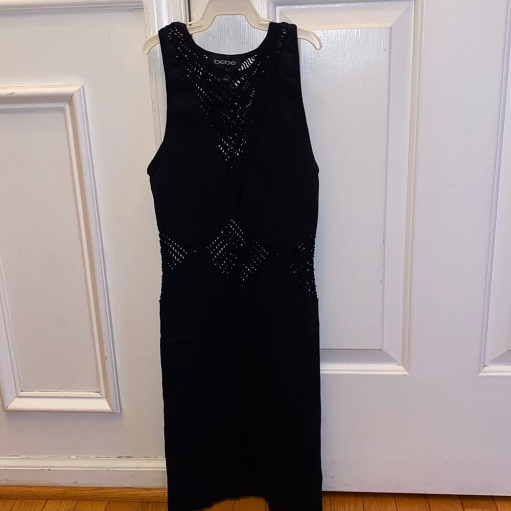 BEBE black body con dress